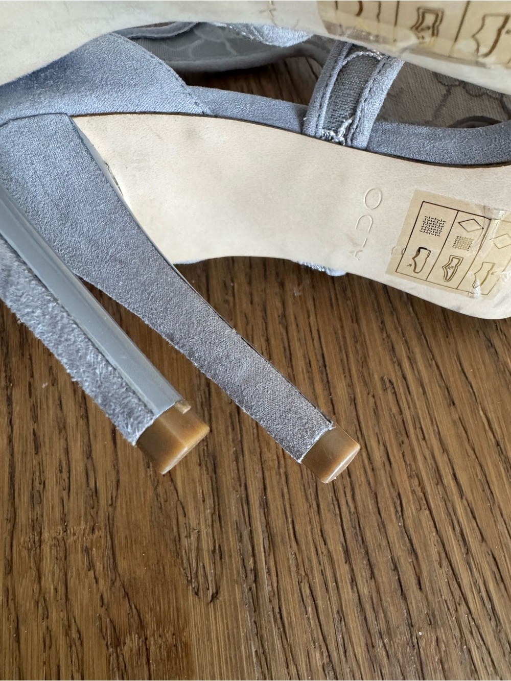 Aldo heels gray 8 - Picture 8 of 12